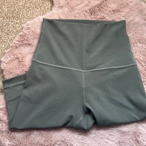 Lulu lemon align shorts grey sage